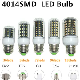 SMD 4014 LED-lampor E27 E14 B22 G9 GU10 majslökar 12W 18W 25W 30W 35W ampull LED-strålkastare