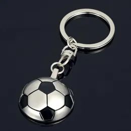 10 st Kreativ personlighet Sportfotboll Keychain Metal Key Chain Key Ring Holder KeyRing Porte Clef Souvenir Present