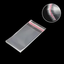 LBSISI Life 500pcs 12*18cm Plastic Bags Packaging Self Adhesive Seal Clear Pack Jewelry Gift Bag Candy Cookie Poly