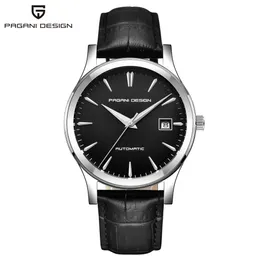 PAGANI DESIGN 2019 New Men's Classic Mechanical Watches Business Waterproof Clock Luxury Brand Genuine Leather Automatic Watch