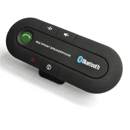 Bil Bluetooth MP3 Player Kit Wireless Audio Receiver Clip Sun Visor Auto Speaker Musik Adapter Hands Free USB Power