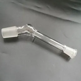 Glasadapter Bent 18mm Man till 10mm Kvinna Frostat Glass Mini Whip