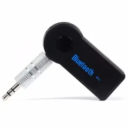 Uniwersalny 3,5 mm Zestaw samochodowy Bluetooth A2DP Bezprzewodowy nadajnik FM AUX AUX Audio Muzyka Adapter Zestaw głośnomówiący z MIC do telefonu MP3 MQ100