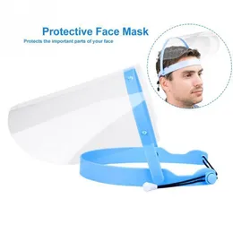 Clear Protective Face Shield Mask Plastic Screen Full Face Protection Isolation Mask Anti-fog Protective Mask Shield Hat FY8016