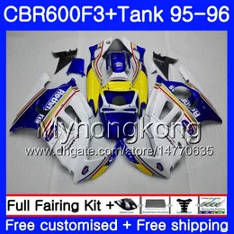 +タンク用ホンダCBR600FS CBR600RR CBR600 F3 Rothmans Blue 1995 Hot 1996ボディ289HM.58 CBR 600 F3 FS CBR 600F3 95 96 CBR600F3 95 96フェアリング