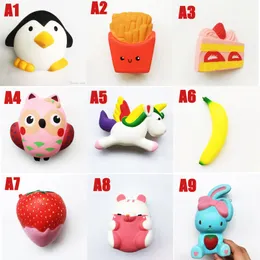 Hot Squishy Toy Pegasus Penguin Squishies Slow Rising 10cm 11cm 12cm 15cm mjuk squeeze gullig cell present stress för barn leksak a1-a10