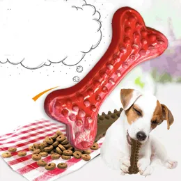 1PCS pet brinquedo óssea forma cão de estimação vara molar cão grande brinquedo da mastigação cão de borracha molar mordida-resistente