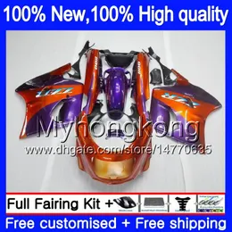 ZZR 1100 For KAWASAKI ZX 11R ZZR-1100 1993 1998 1999 2000 2001 Orange purple 208MY.23 ZX11 ZZR1100 ZX-11R 93 01 ZX11R 93 98 99 00 01 Fairing