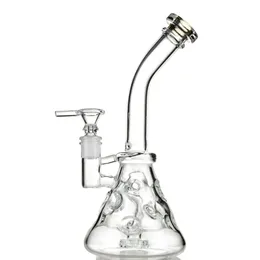 Clear Water Glass Bong Narghilè Faberge Egg Oil Dab Rigs Swiss Perc Showerhead Recycler 14mm Female Joint Water Pipes With Bowl