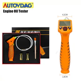 OBD2 Car Accessories Engine Oil Tester Auto Check Oil Quality Detector With LED Display Gas Analyzer Car Tester tool