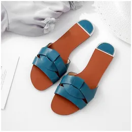 Hot Sale-her Slides Elegant Shoes Summer Beach Sandals Slip On Casual Sandals Soft Flip Flops Ladies Fashion Footwear
