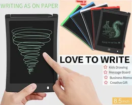 NOVO 8.5inch Digital LCD Writing Tablet Notepad desenhar gráficos placa eletrônica de escrita Pad com tela Limpar atacado Função fábrica