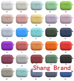 Silicone Case dla AirPods Pro Case Wireless Bluetooth do Apple Cover Słuchawki Etui do Powietrza Pods Pro 3 z bezpłatnym zapięciem