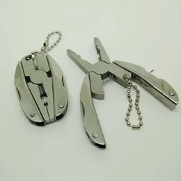 Multifunctional pliers home outdoor survival tool compact portable practical stainless steel creative mini key chain screwdriver