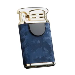 Double Arc Lighter Metal Laddning USB Skin Mode Personlighet Vindskyddad Tändare Elektronisk Cigarett Lättare Rökning Tillbehör