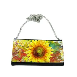 DHL 20 stücke Umhängetasche Frauen PU Sublimation Blank DIY wärme transfer druck Klappe Tasche Haspe Handtasche