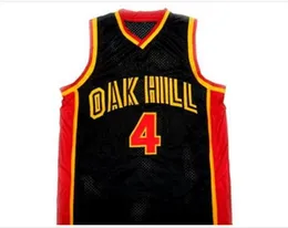 Custom Men Youth women Vintage #4 OAK HILL RAJON RONDO HIGH SCHOOL basketball Jersey Size S-4XL or custom any name or number jersey