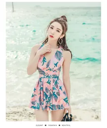 One Piece Dressstyle Muhafazakar Kapak Göbek İnce Seksi Mayo Kore Büyük Boyut Bahar Bankası Suit2726491