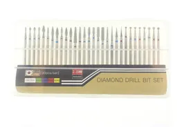 30pc/set Diamond Nail Drill Bit Set Grinding for Electric Manicure Machine Accessories Nail Art Clean Burr Tools Kits