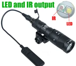 SF التكتيكية M300V-IR SCOUT LED LED ضوء أبيض الضوء ومصباح الصيد بندقية الإخراج الأشعة تحت الحمراء