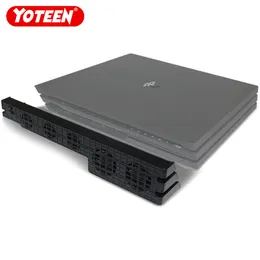 Yoteen kylfläktar för Sony PS4 Pro Gaming Consol Side Mount Kylmaskin 5-fans Super Turbo Värd temperaturkontroll Kylare