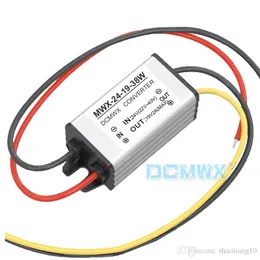 DCMWX® buck conversores de voltagem 24 V transformar para 19 V step down inversores de potência do carro de Entrada DC22V-40V Saída 19V 1A2A à prova d 'água