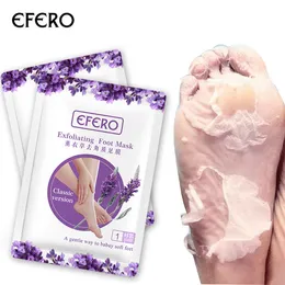 Exfoliating Foot Traktowanie stopy Maska stopa Peeling Dead skóra lawendowe maski Maski pedicure skarpetki krem ​​do stóp na obcasie exfolierende voetbehandeling voetmasker