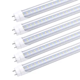 4FT LED Tube Light Bulbs, G13 Bi-pin 4' Tubes, Double Ended Power, Require Ballast Bypassing, 48 Inch T8 T10 T12 Fluorescent Lights Replacement