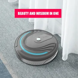 Mini aspirapolvere robot completamente automatico Aspirapolvere SweepMop bagnato contemporaneamente per pavimenti duriCarpet Run Carica spazzatrice