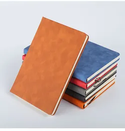 Ny ankomst A5 Enkel klassisk Solid Journal Notebooks Daily Schedule Memo Sketchbook Hem Skolkontor Notepads Tillbehör Gåvor 9 Färg