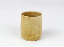 Handmade Natural Bamboo Tea Cup Japanese Style Beer Milk Cups With Handle Green Eco-friendly Travel Crafts SN3028