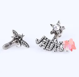 Wholesale- brand letter bee designer earrings for lady Design Women Party Wedding Lovers gift Jewelry for Bride with box