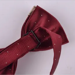 Damat bağları İngiliz papyon erkekler elbise düğün damat damat metal pap tie2484