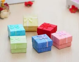 4 * 4 * 3 cm assorted 120 PCS/lot Jewelry gift box Packaging for Ring Earrings Gift Box Packing box free shipping 120pcs/lot