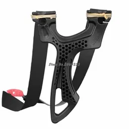 Alto Velocity Slingshot Catapulta Catapulta Ao Ar Livre Caça Ao Ar Livre Airsoft Sling Tiro Adulto Caçando Estilinescente com elástico