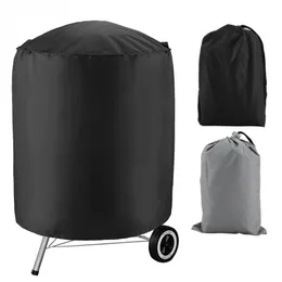 Home Salewaterispow BBQ Grill Cover Oxford Cloth Tvåfärg Utomhus Trädgård Dammskyddad Rostskyddad Möbelskyddsväska