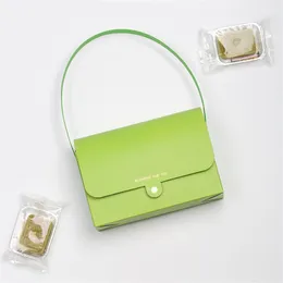 Candy Bag Hanging Holder Wedding Favors Gift Box Package Birthday Party Favor Bags Green Silver YQ02002