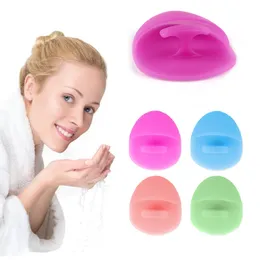 4 color Environmental Soft Silicone Beauty Brush Blackhead Exfoliating Cleansing Beauty Tools Cleansing Face Brush Face Care