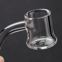 Evan shore 25mm XL quartz banger 3mm thick with frost joint 10mm 14 mm 18mm male female for Smoking glass water bong pipe