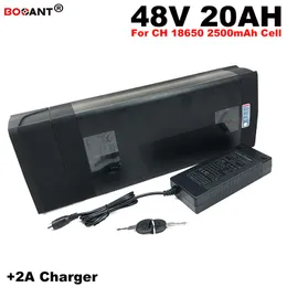 48 V 20Ah E Moto-Bateria deLítioPara 48 V Bafang 1000 W Motor BicicletaElétricada Bateria Com USB + Carregador 2A 30A BMSフレートグレティ