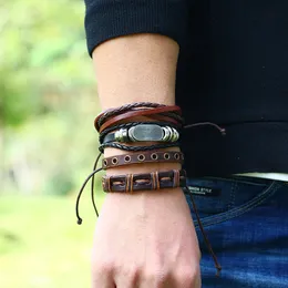 ✿α 様✳️vintage調cord bracelet leather & key ✳️vintage調cord bracelet leather & key