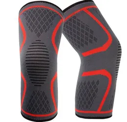 hot Athletic men women nylon jacquard knitting knee protection warm climbing running knee protection gift Basketball football Sports Safety