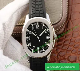 PF-5167A-001 moda Luxe 324 Automatyczny ruch łańcuchowy gumowy pasek zegarkowy 316L stal-sapphire krystaliczny kalendarz Funkcja kalendarza męskiego