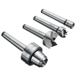 Freeshipping 4pcs MT1 Wood Lathe Live Center och Drive Spur Cup MT1 Arbor med träfodral