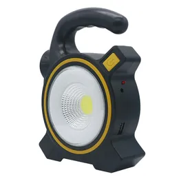 Handhållen Portable Lantern Tent Light USB Uppladdningsbar COB LED ficklampa SOLAR 3 MODES NÖDSTÄLLNINGSBRUK