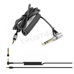 3.5 to 3.5 / 6.5mm spring to record audio cable top quality two use spring audio cable