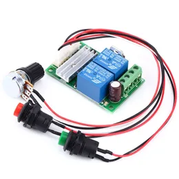 Freeshipping 1 * 10SET Ny motorpumphastighetsregulator PWM Regulator Reverseringsbrytare Högkvalitativ DC6V 9V 12V 24V 3A