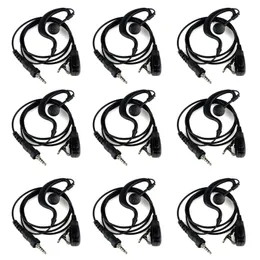 9PCS G-FORE Earpiece Headset PTT MIC för Yaesu vertex VX-6R 7R 170 VXA-710