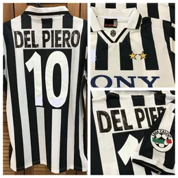 JU 96/97 vintage classique maillot domicile maillot manches courtes Del Piero Inzaghi nom personnalisé numéro patchs sponsor