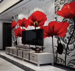 مخصص جدارية خلفية للجدران 3d مجسمة نمط الصناعية الحديثة أزياء نوم التلفزيون خلفية المنزل جدار الديكور اللوحة